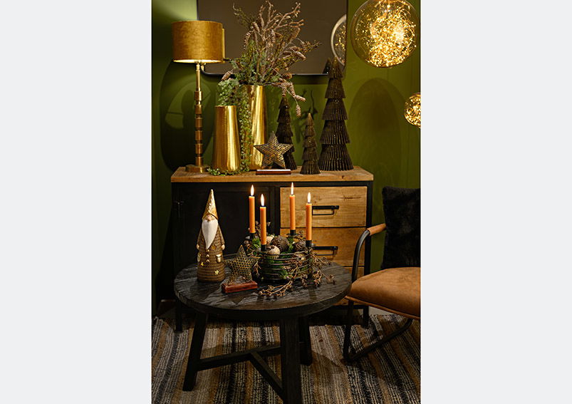 Adventsgesteck, Kerzenhalter 4er, aus Metall schwarz (B/H/T) 32x14x32cm Adventsgesteck, Kerzenhalter 4er, aus Metall schwarz (B/H/T) 32x14x32cm