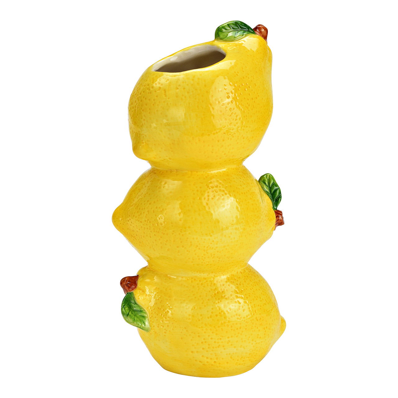 Vase Zitrone aus Keramik Gelb (B/H/T) 11x24x9cm Vase Zitrone aus Keramik Gelb (B/H/T) 11x24x9cm