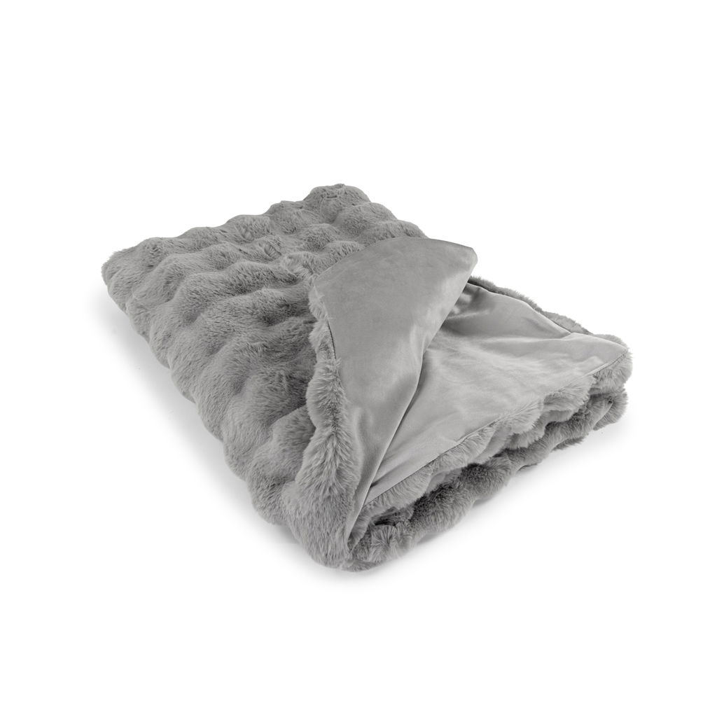 Manta, tela, 130x180cm, 1 pieza, gris Decke