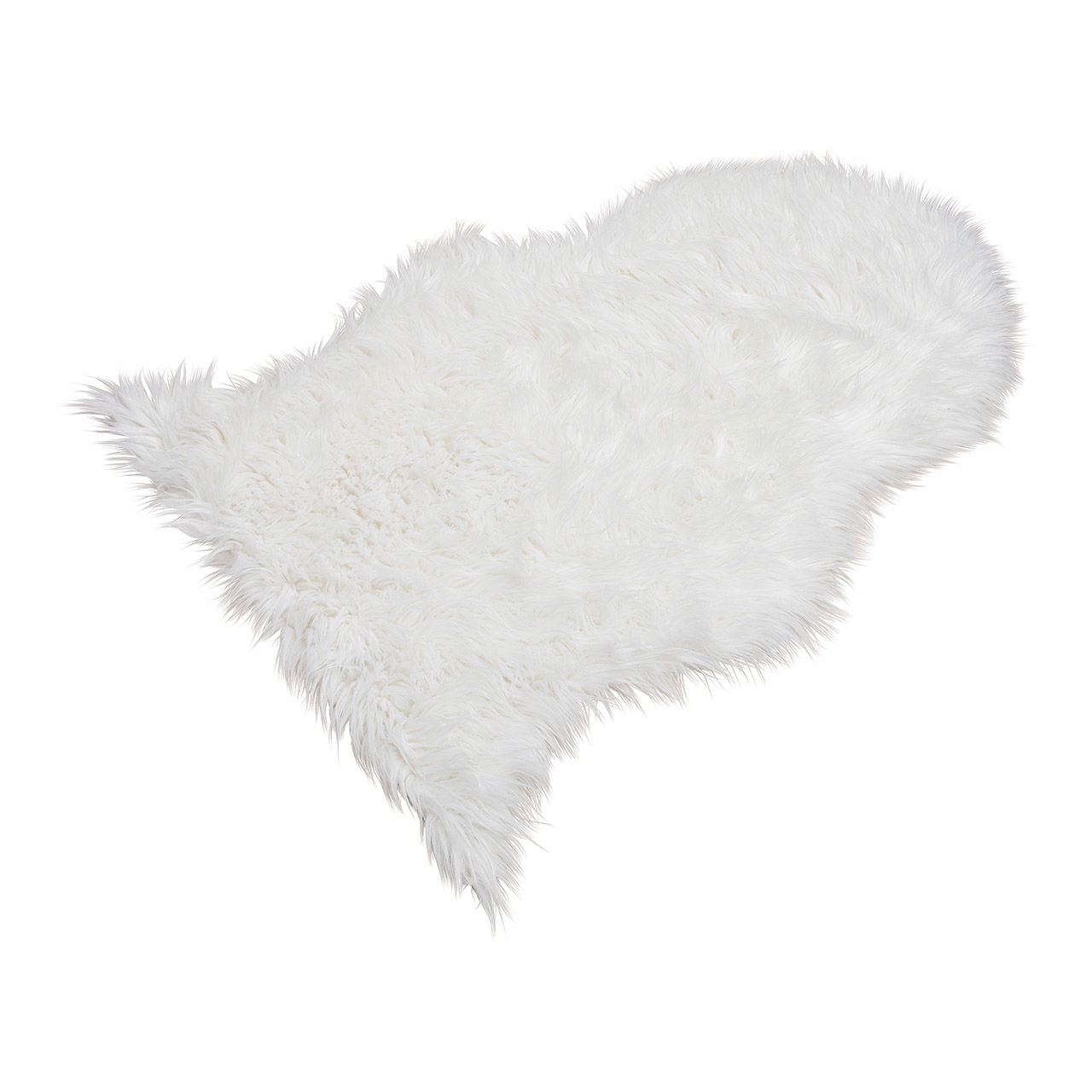 Kunstfell Weiß (B/H) 90x60cm Dekoration für Zuhause, Teppich
