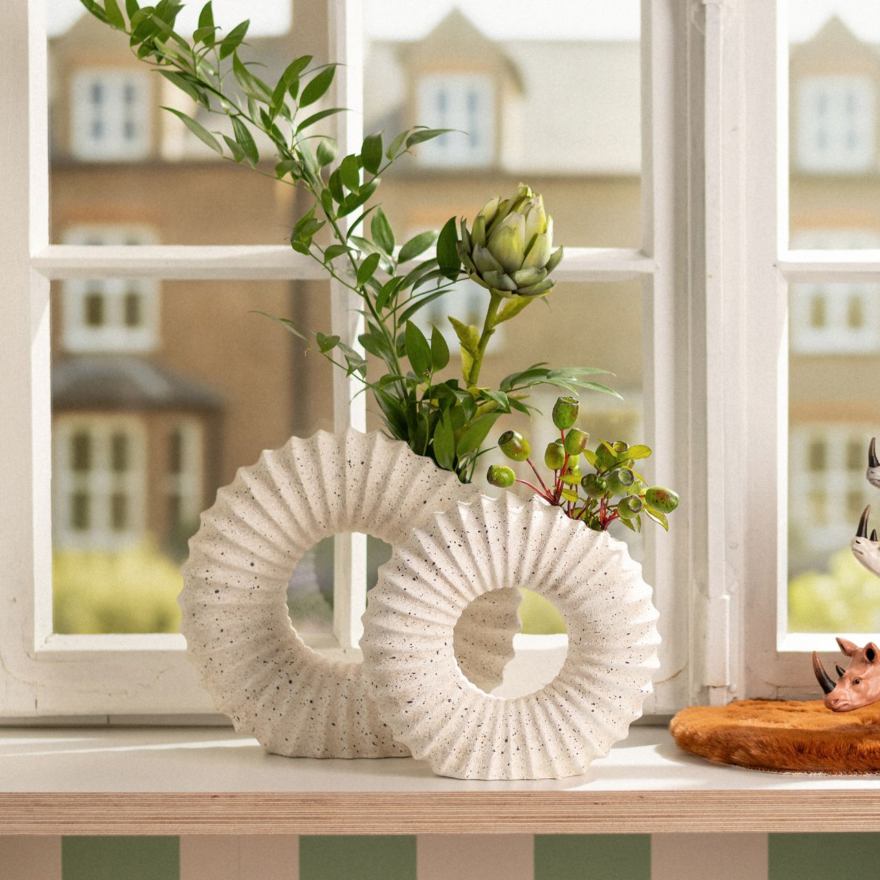Fenster, Pflanze, Fensterbank