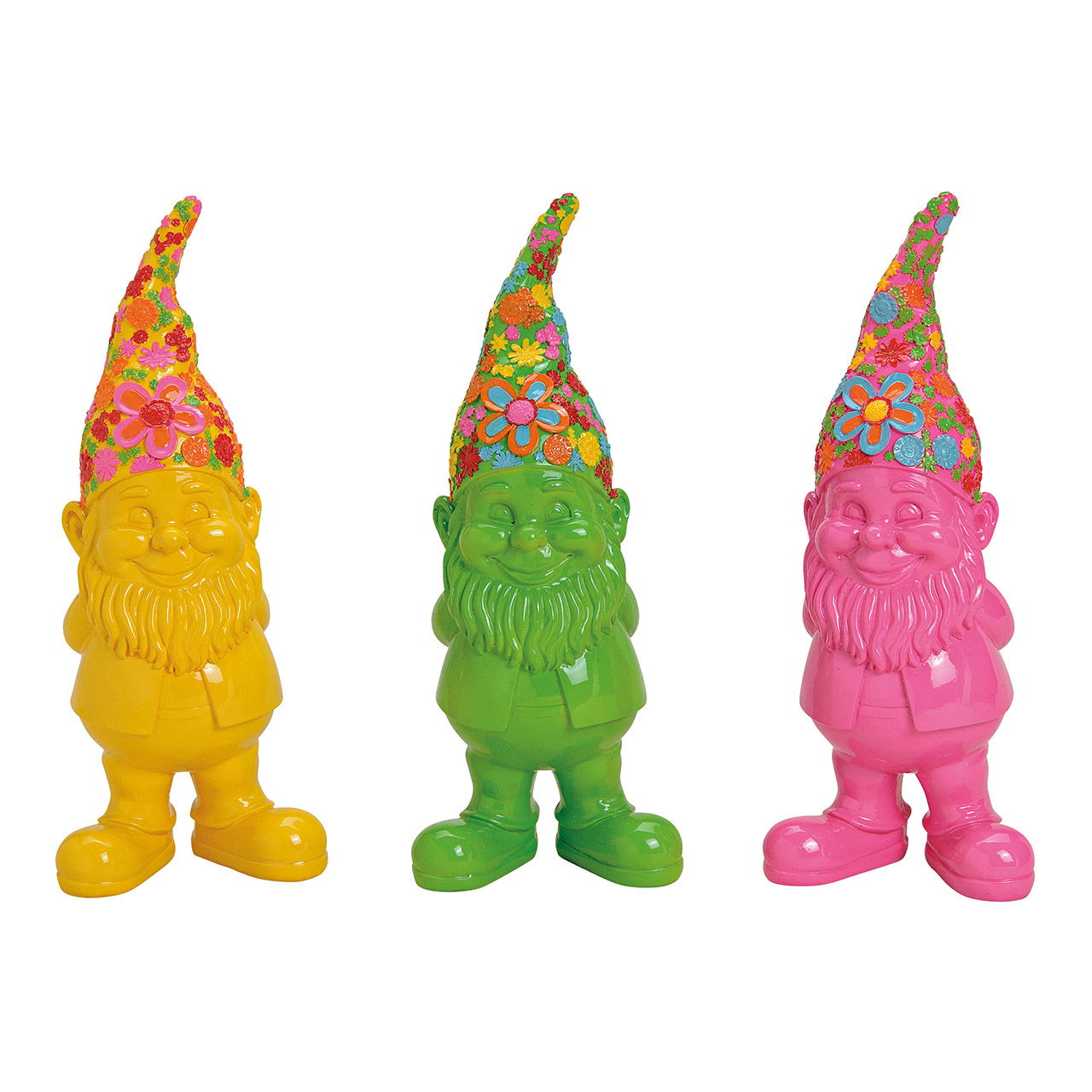 Zwerg aus Poly Bunt 3-fach, (B/H/T) 12x30x9cm Zwerg aus Poly Bunt 3-fach, (B/H/T) 12x30x9cm