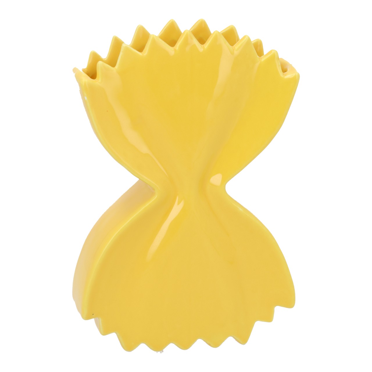 Vaso gelb, Pasta-Form, Stundenglas-Form, Küchenzubehör