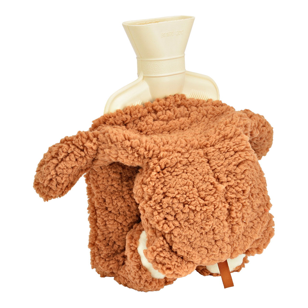 Wärmflasche Bär Plüschbezug 0,7L aus Kunststoff, Braun (B/H/T) 30x40x8cm Wärmflasche Bär Plüschbezug 0,7L aus Kunststoff, Braun (B/H/T) 30x40x8cm