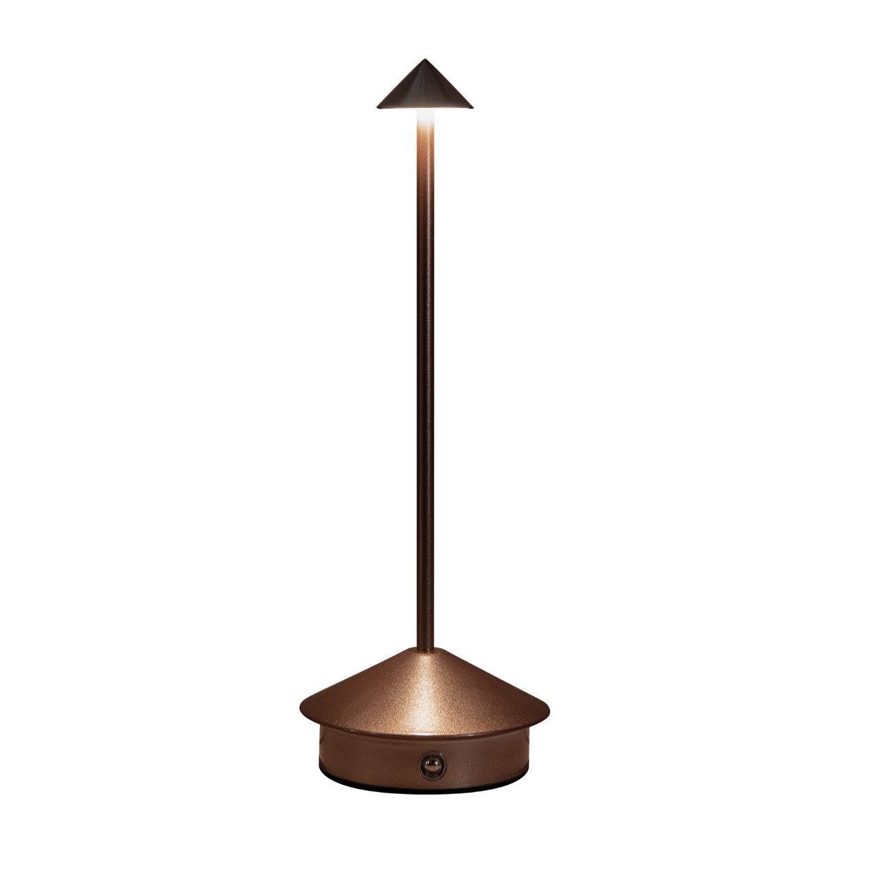 Tischlampe, Stehleuchte, Metall, Kupfer, LED-Licht