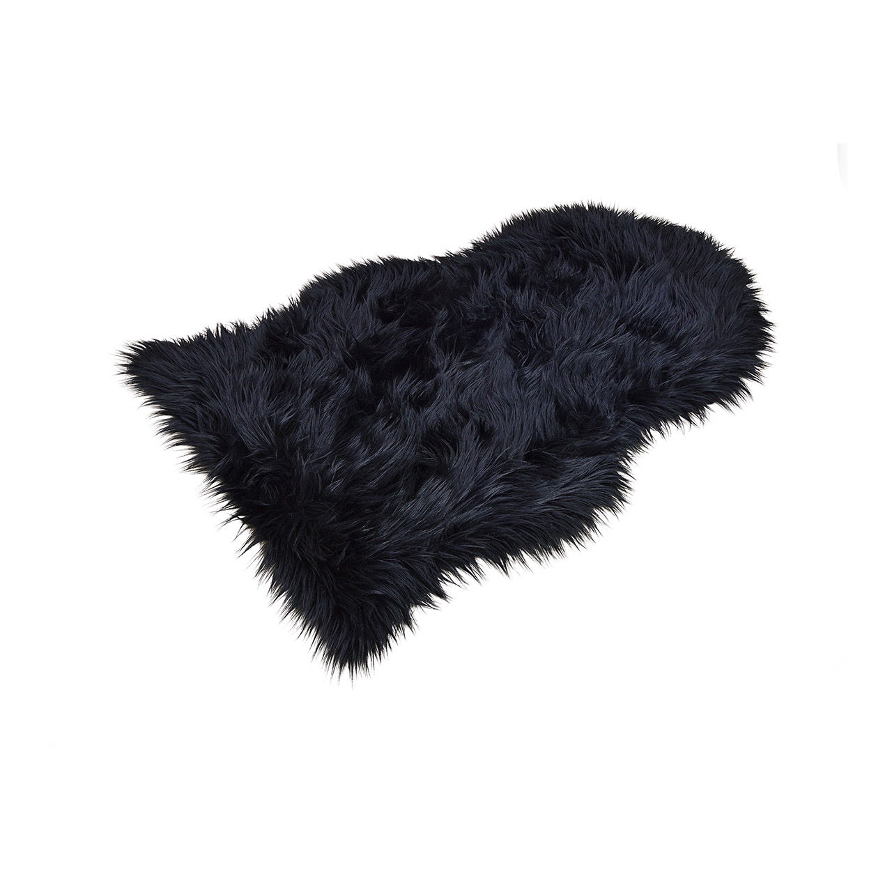 Faux fur black (W/H) 90x60cm