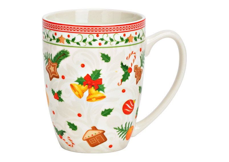 Mug Décor Noël en porcelaine Coloré (L/H/P) 12x10x8cm 300ml