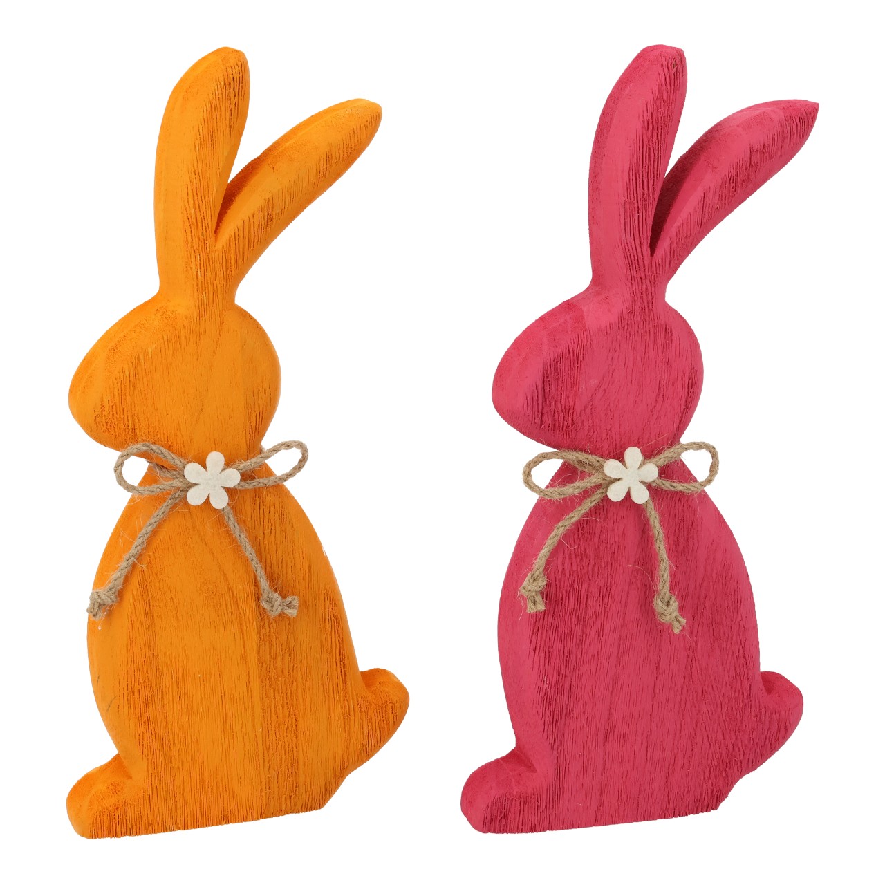 holzfigur, hase, orange, rose, Schnuffel?