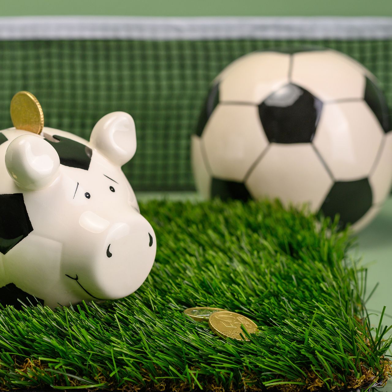 Spardose Fußball aus Keramik, B13 cm Spardose Fußball aus Keramik, B13 cm