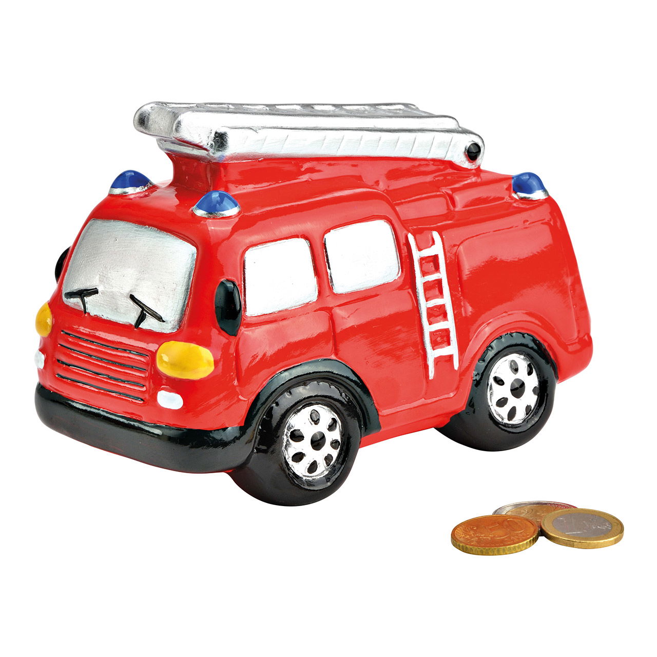Ceramic fire engine money box red (W/H/D) 16x12x8cm Ceramic fire engine money box red (W/H/D) 16x12x8cm