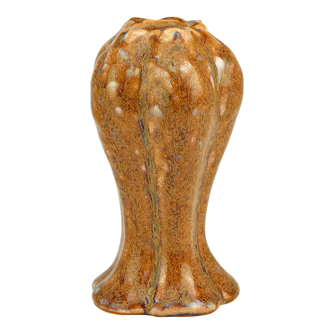 Keramische kandelaar, bruin (B/H/D) 6x13x7cm Krug, Töpferei, Vase, Urne
