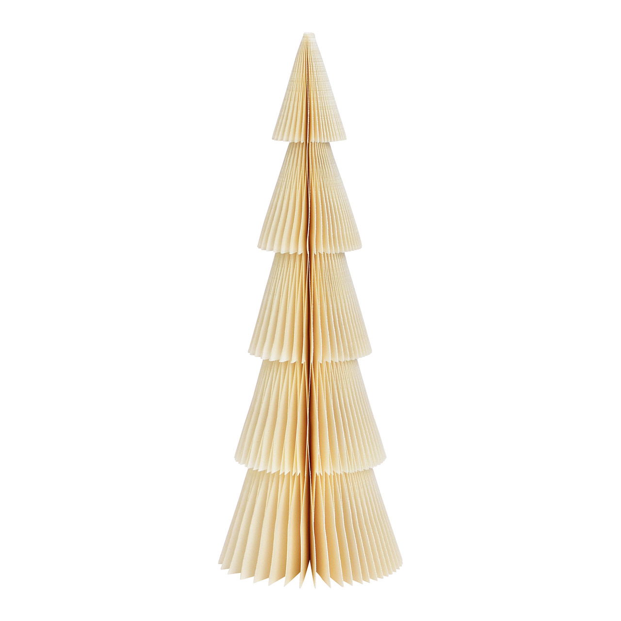 Présentoir Sapin Honeycomb en papier/carton blanc (L/H/P) 10x30x10cm