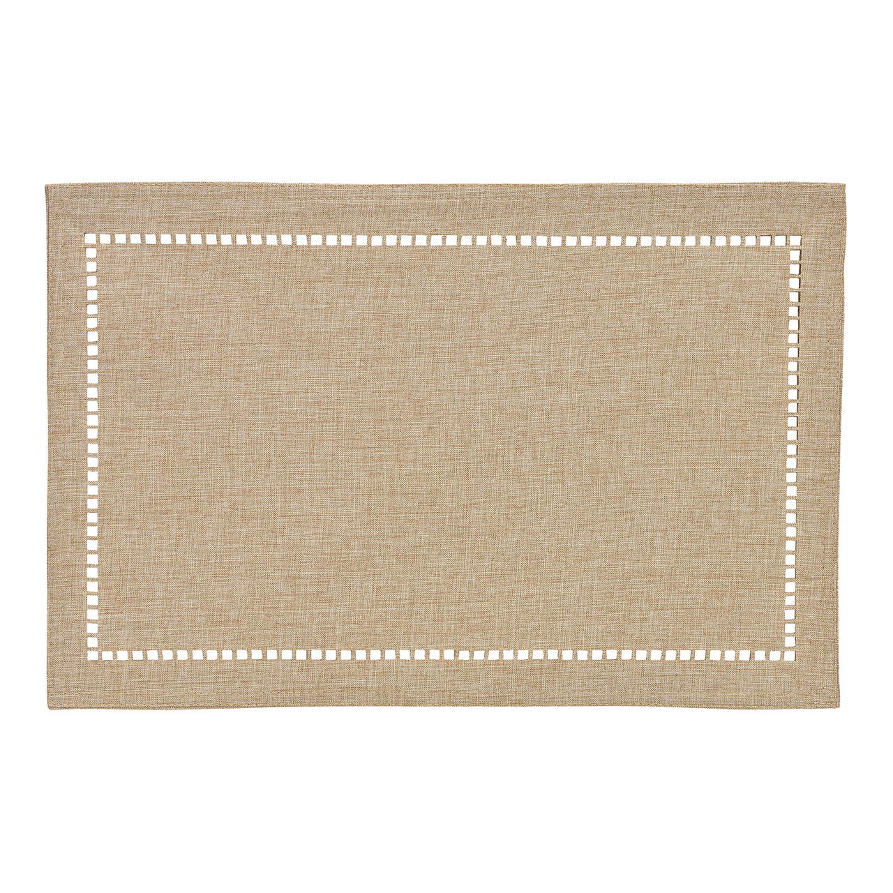 Tischset aus Textil 70% Leinen, 30% Polyester Beige (B/H) 45x30cm