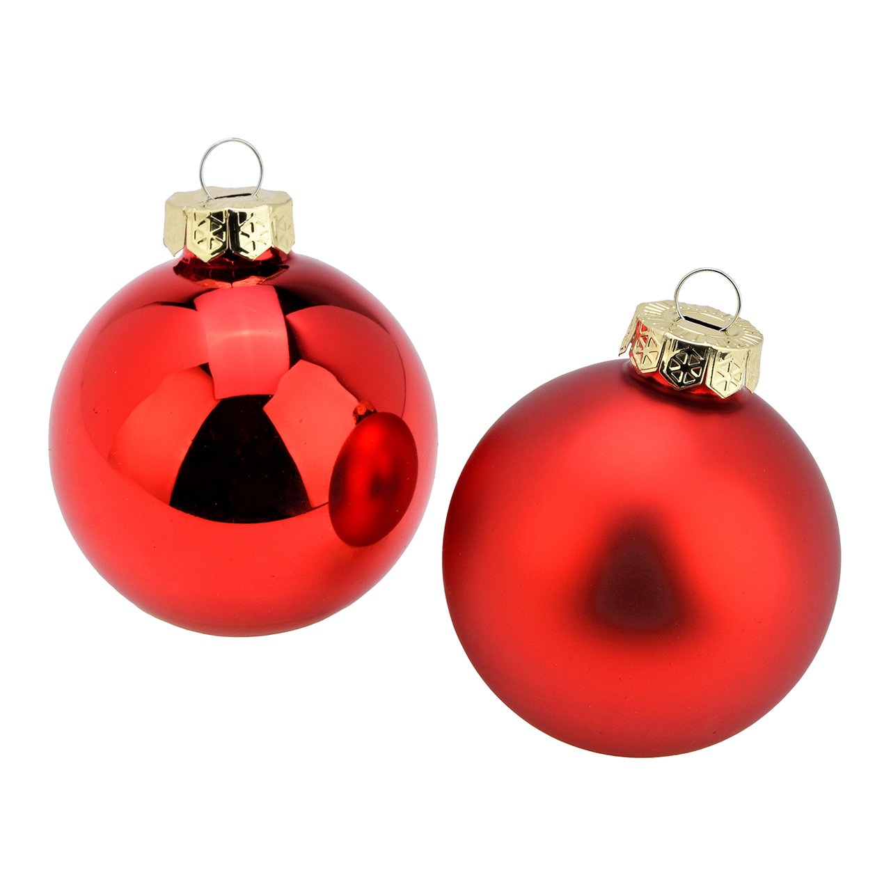 Weihnachtskugeln, Rot, Kugel, Glas, Set