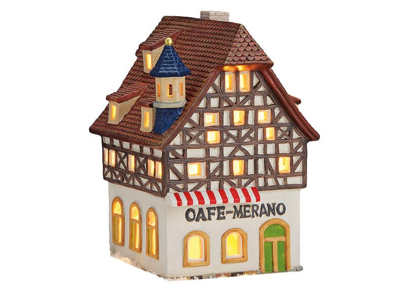 Cafe-Merano aus Porzellan, B11 x T14 x H16 cm