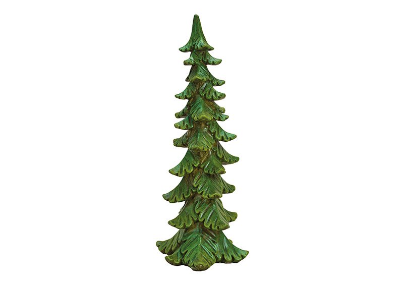 Poly green fir tree 17x47x16cm