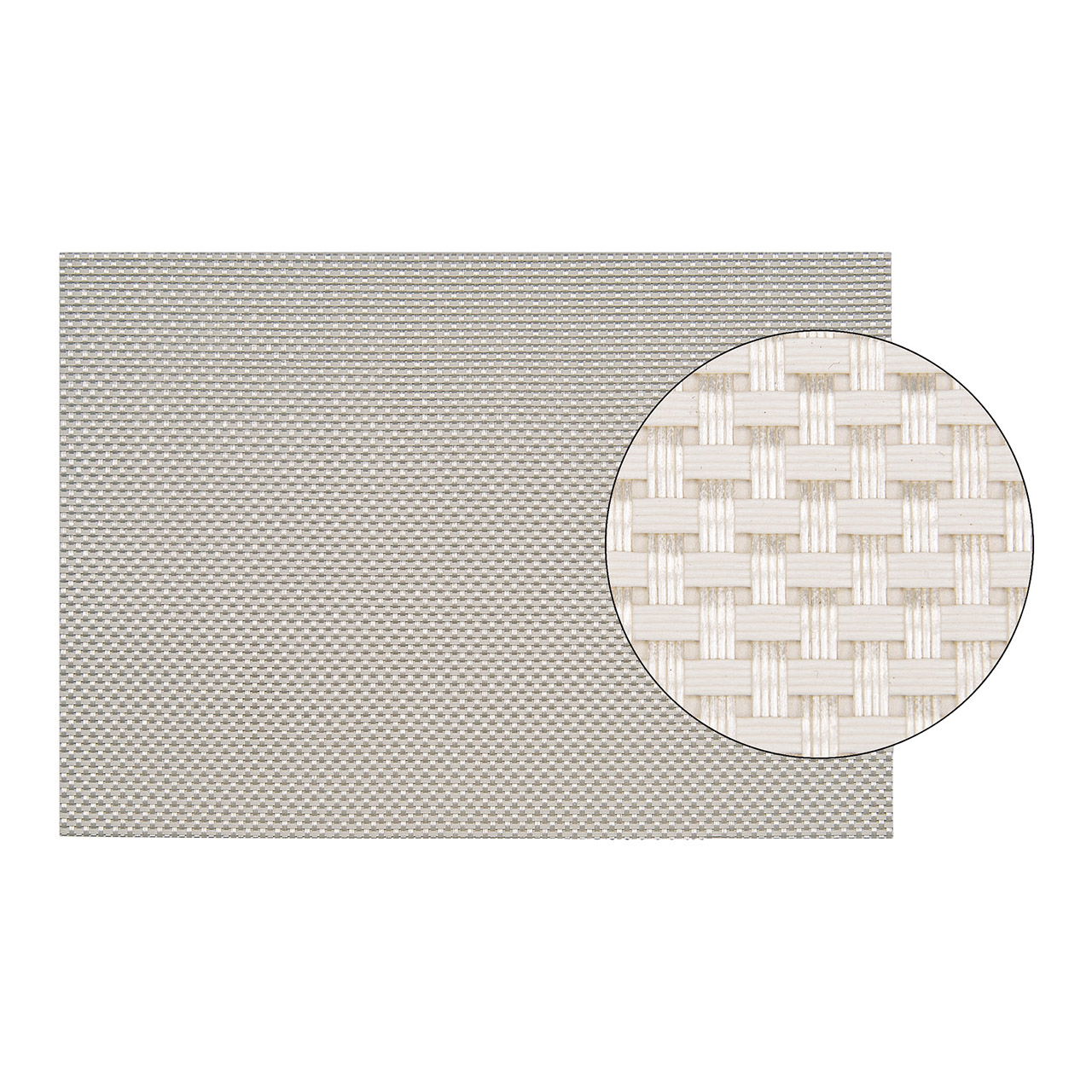 Tovaglietta bianca, fine, in plastica, L45 x H30 cm Tovaglietta bianca, fine, in plastica, L45 x H30 cm