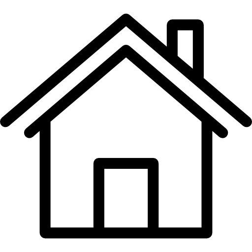 haus, gebäude, symboldarstellung, dach, türe
