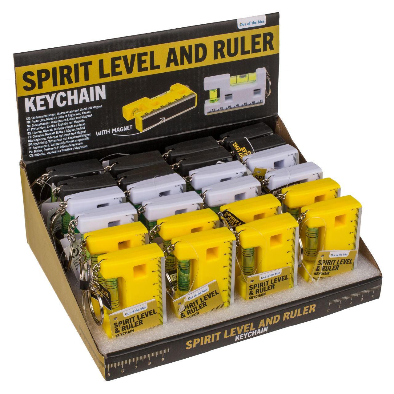 Schlüsselanhänger, Wasserwaage, Spirit Level, Magnet, Set
