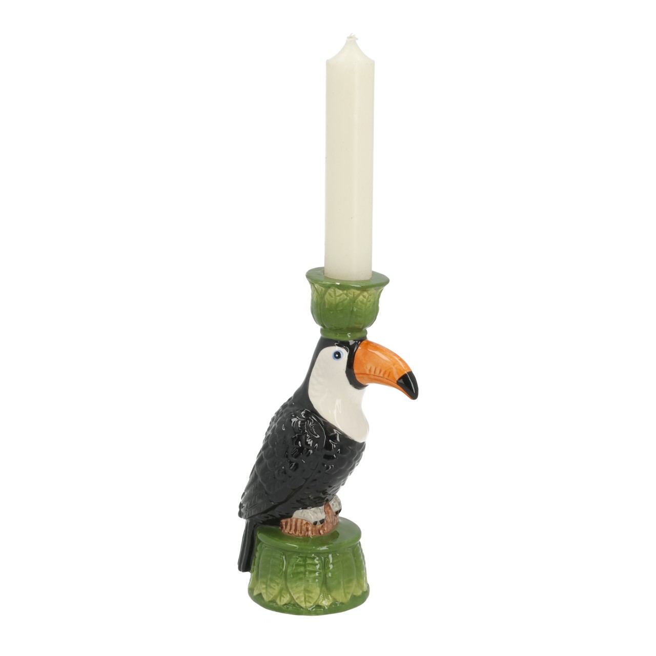 Tukan, Figur, Keramik, Küchen-Deko, Miniaturstatue