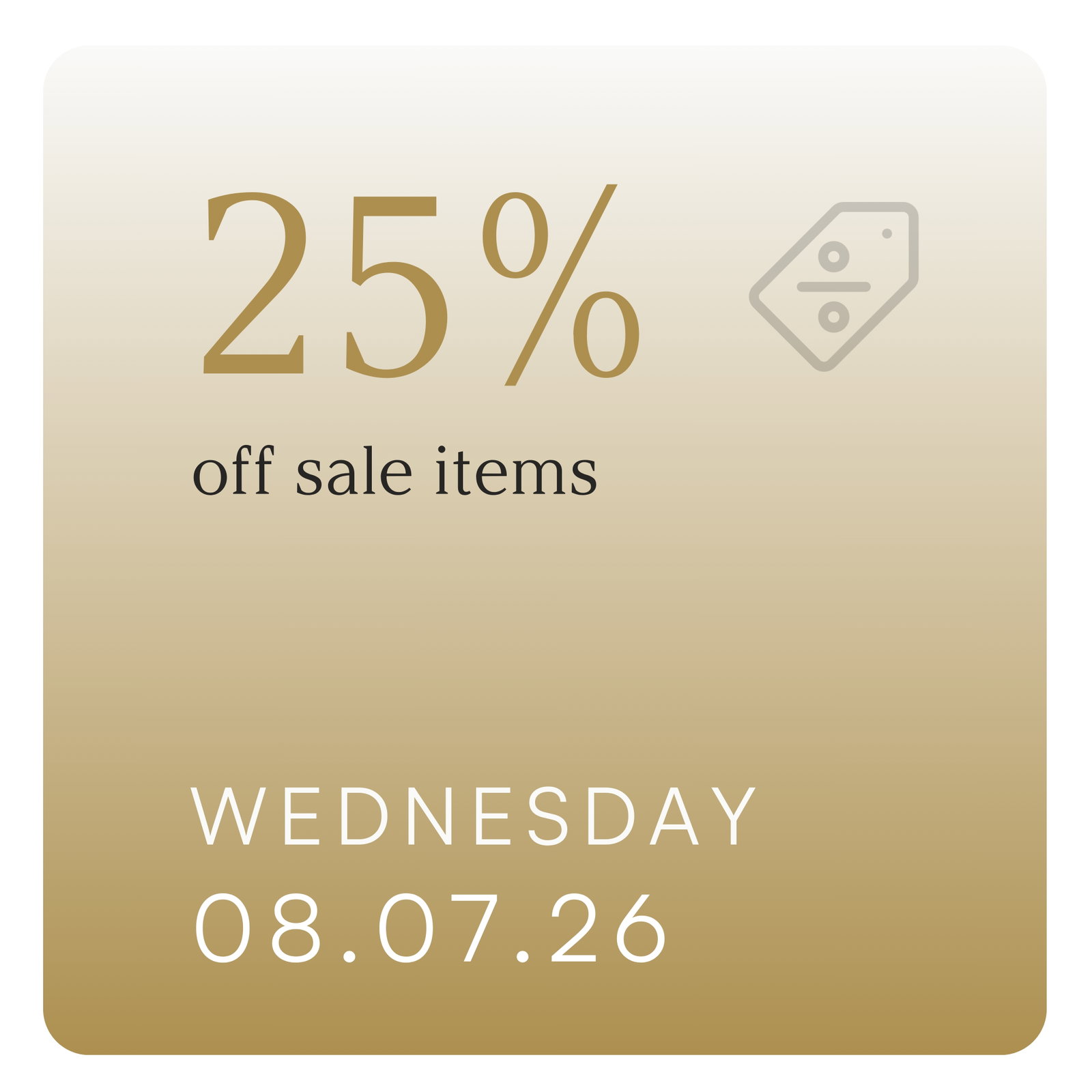 sale, 25%, store tag, badge, promo
