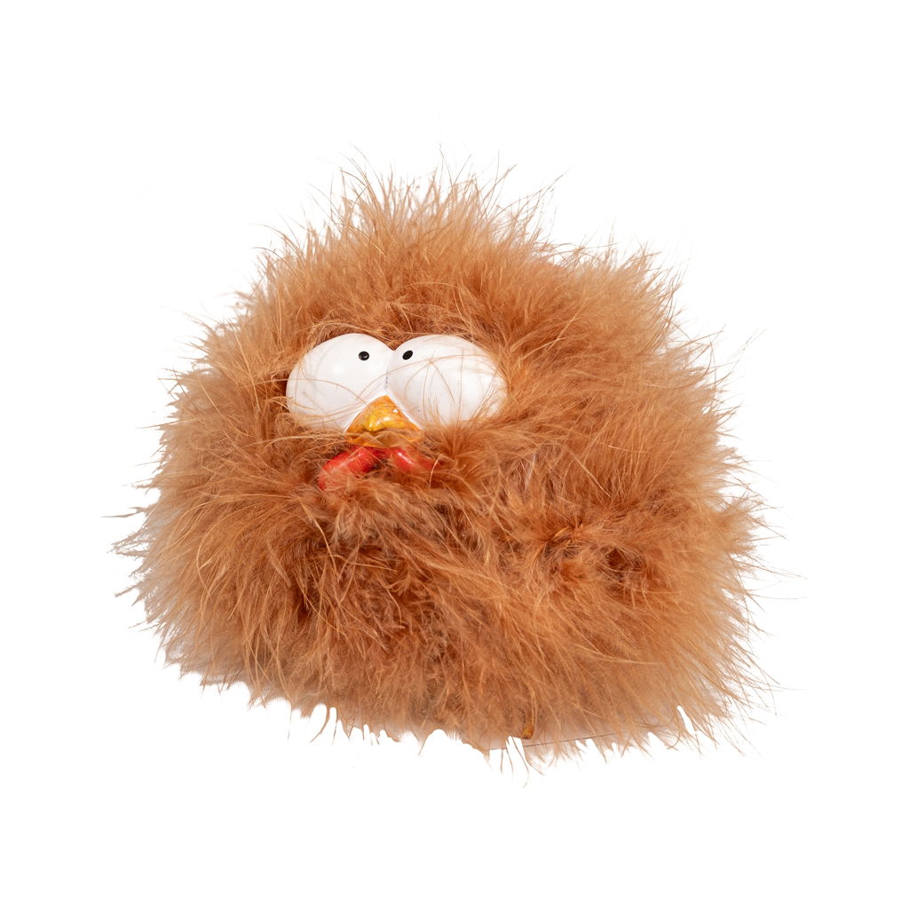 Poule gigogne Erich, métal/tissu/polyrésine, 11x7x11,5CM, 1 pc, Plüsch, Spielzeug