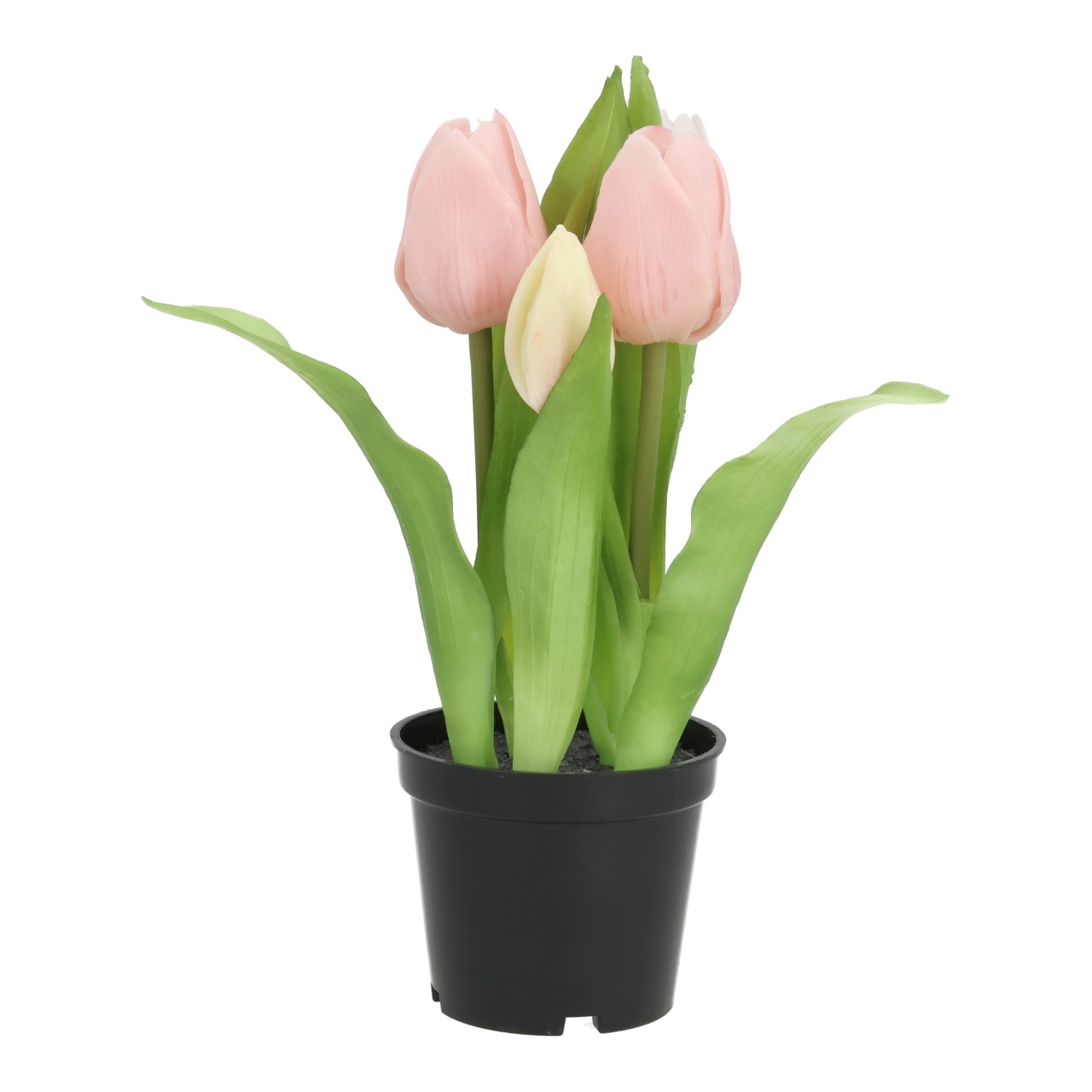 Tulpen, Blumenpflanze, Pastellrosa, Topfpflanze, Kunstpflanze