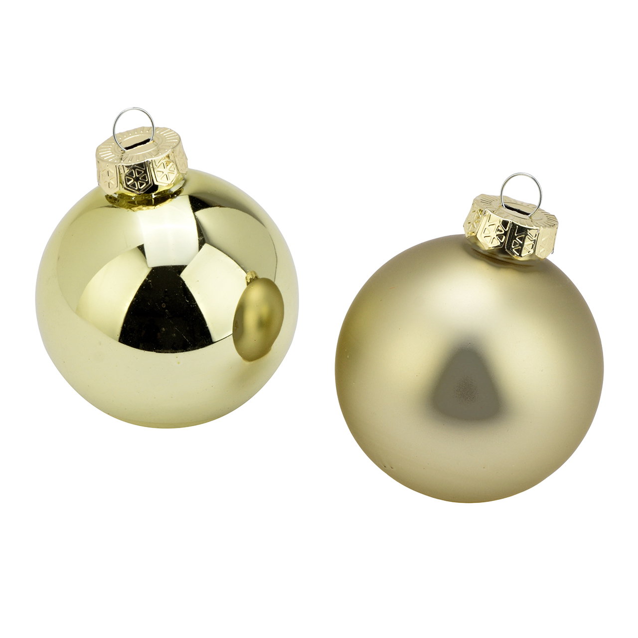 Weihnachtskugel RW_16355 aus Glas Grün 12er Set (B/H/T) 6x6x6cm Weihnachtskugeln, Glaskugel, Goldfarben, Christbaumkugeln, Ornament