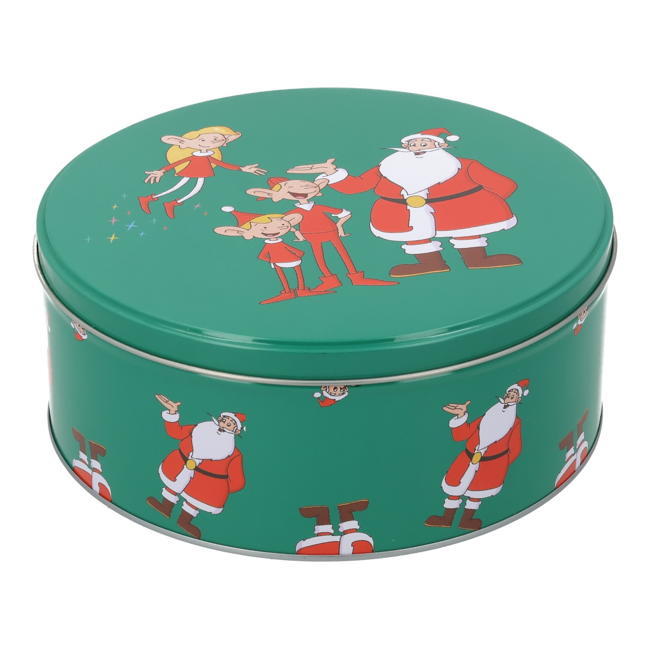Keksdose, Tin, Metalldose, Weihnachten, Santa Claus