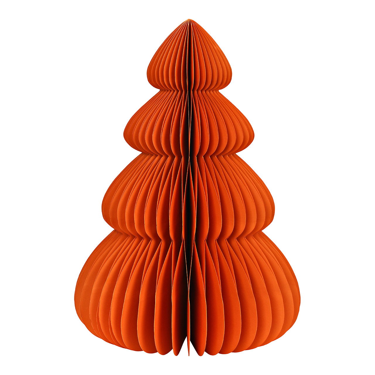 Árbol de Navidad de nido de abeja de papel/cartón, naranja (A/A/P) 35x50x35cm Árbol de Navidad de nido de abeja de papel/cartón, naranja (A/A/P) 35x50x35cm