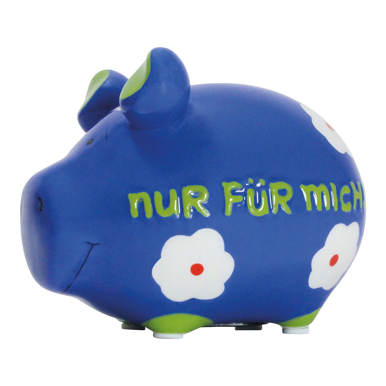 Sparschwein Company Sparschwein "Nur für Mich" aus Keramik, Blau/Grün (B/H/T) 12,5x9x9 cm Kleinschwein Sparschwein, Spielzeug