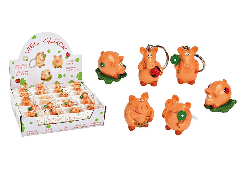 Lucky pig poly in bag 3-4cm