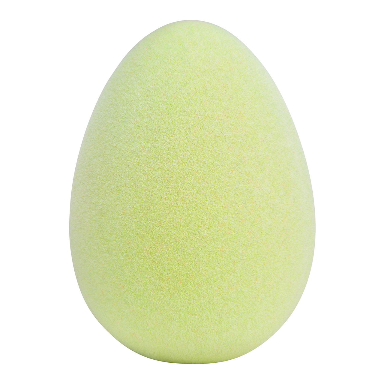 Oeuf de Pâques floqué en plastique, vert (L/H/P) 10x15x10cm Oeuf de Pâques floqué en plastique, vert (L/H/P) 10x15x10cm