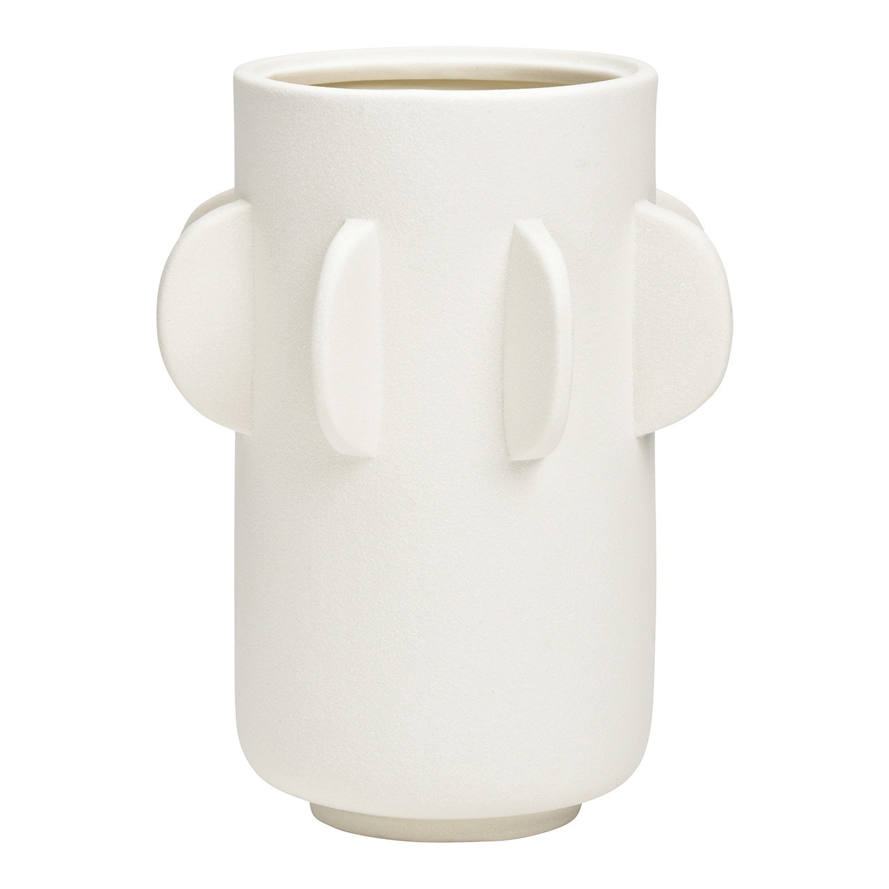 Vaso in porcellana bianca (L/H/D) 15x15x20cm Vaso in porcellana bianca (L/H/D) 15x15x20cm