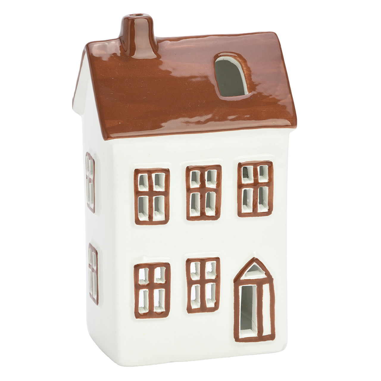 Lanterna in ceramica marrone (L/H/D) 9x16x7cm Töpferei