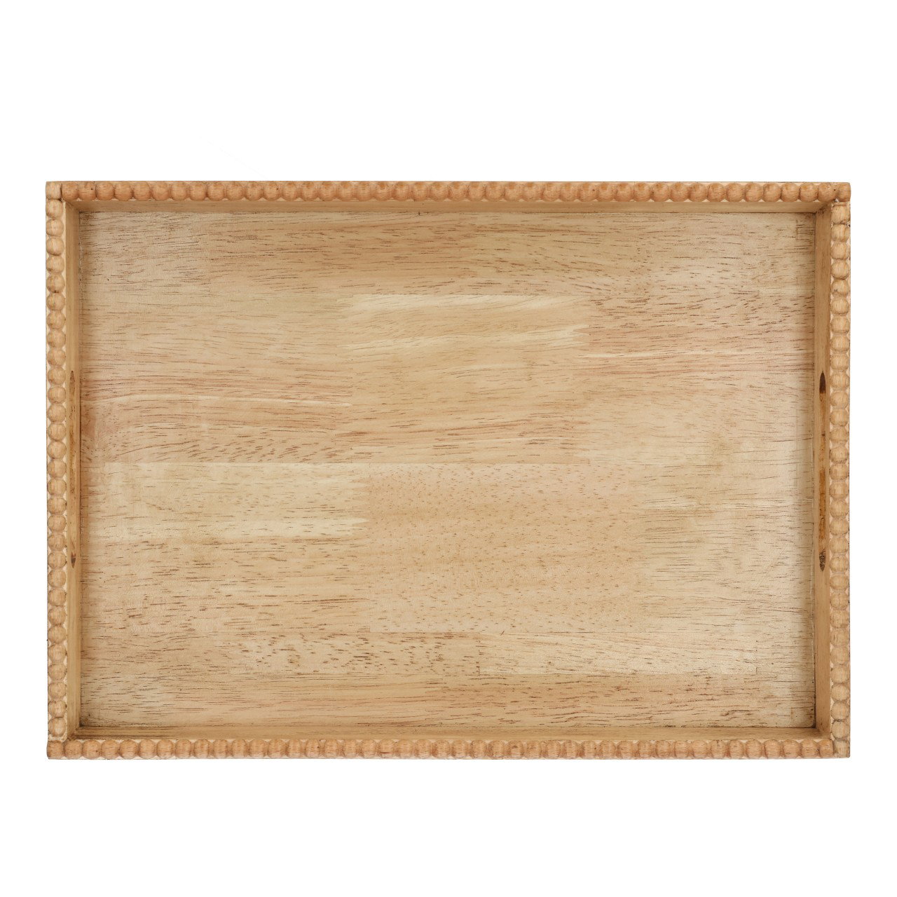 Vassoio in legno marrone (L/A/P) 25x4,8x35 cm Holzschale, Aufbewahrungsbehälter, Holzbutler, Servierbrett, Schale mit Griffen