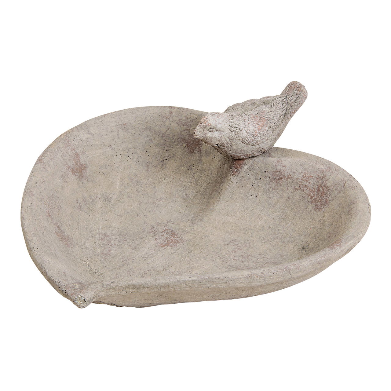 Vogelfutterschale Herz aus Ton Grau (B/H/T) 16x10x26cm Vogelfutterschale Herz aus Ton Grau (B/H/T) 16x10x26cm