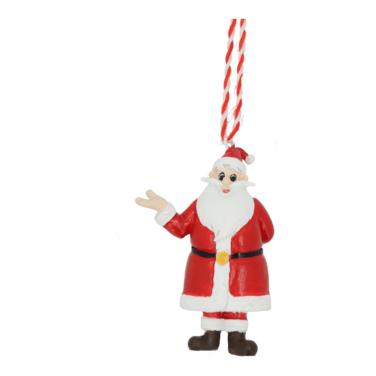 Babbo Natale & Co. KG Appendino Babbo Natale in polietilene, rosso/bianco (L/H/D) 5x6,5x3cm Weihnachtsdekoration, Santa Claus, Rot, Weihnachtsfigur, Hängend