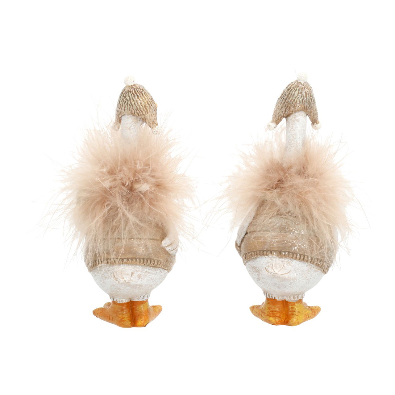 Pato con capuchón de polietileno Beige 2 surtidos (A/A/D) 6x12x5cm Plüsch, Spielzeug, Pilz, Pflanze, Vogel