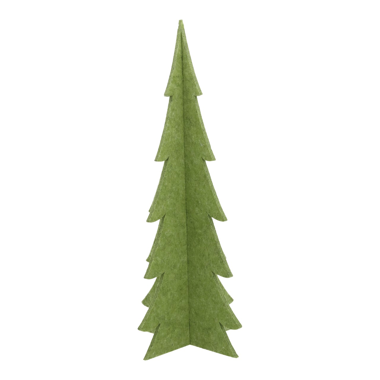 Sapin enfichable en feutre vert (L/H/P) 25x60x25cm Blatt, Pflanze, Baum
