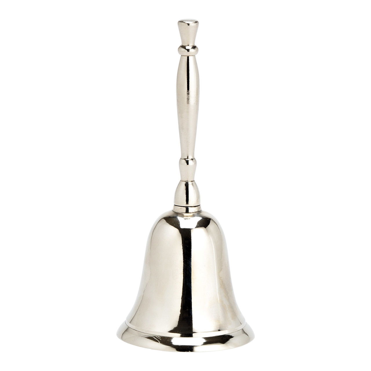 Table bell metal silver (W/H/D) 9x21x9cm