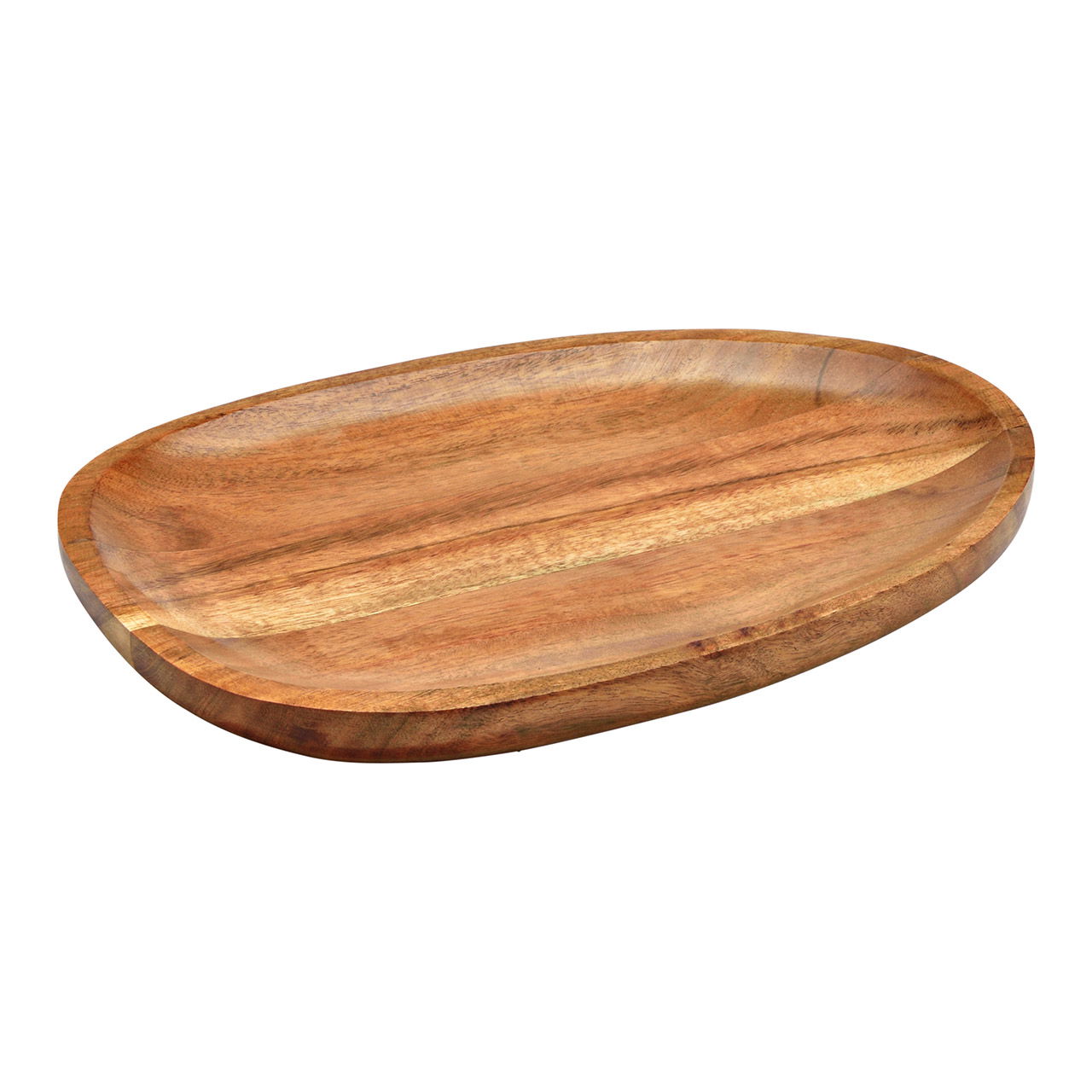 Schale Oval aus Akazienholz Natur (B/H/T) 25x2x17cm