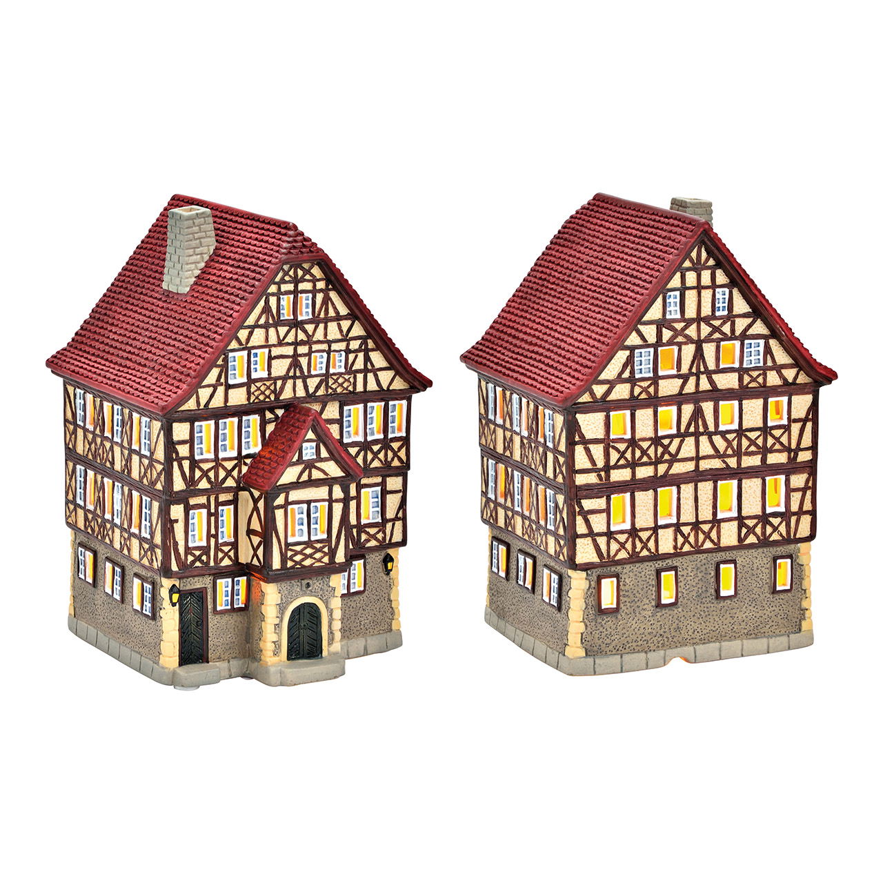 Light house Bad Wimpfen from porcelain Colorful (W/H/D) 12x18x12cm