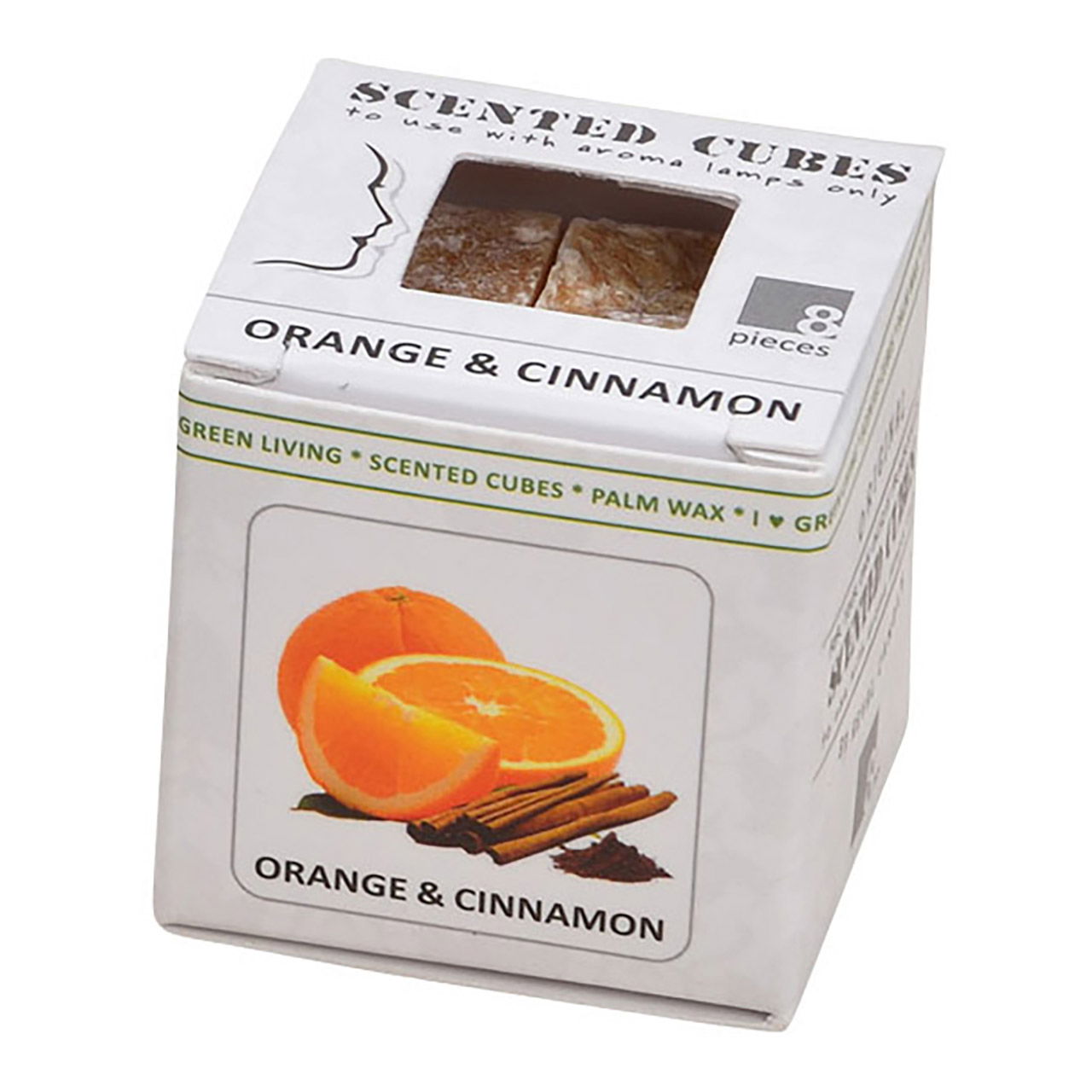 Duftwachs Weihnachten 24g aus Wachs Bunt 9-fach, (B/H/T) 4x4x4cm Essen, Obst, Orange, Pflanze, Produzieren