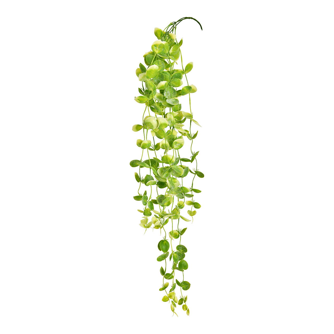 Kunstblume Smilaxhänger aus Kunststoff, Grün/Creme (H) 95cm Pflanze, Rebe, Blatt