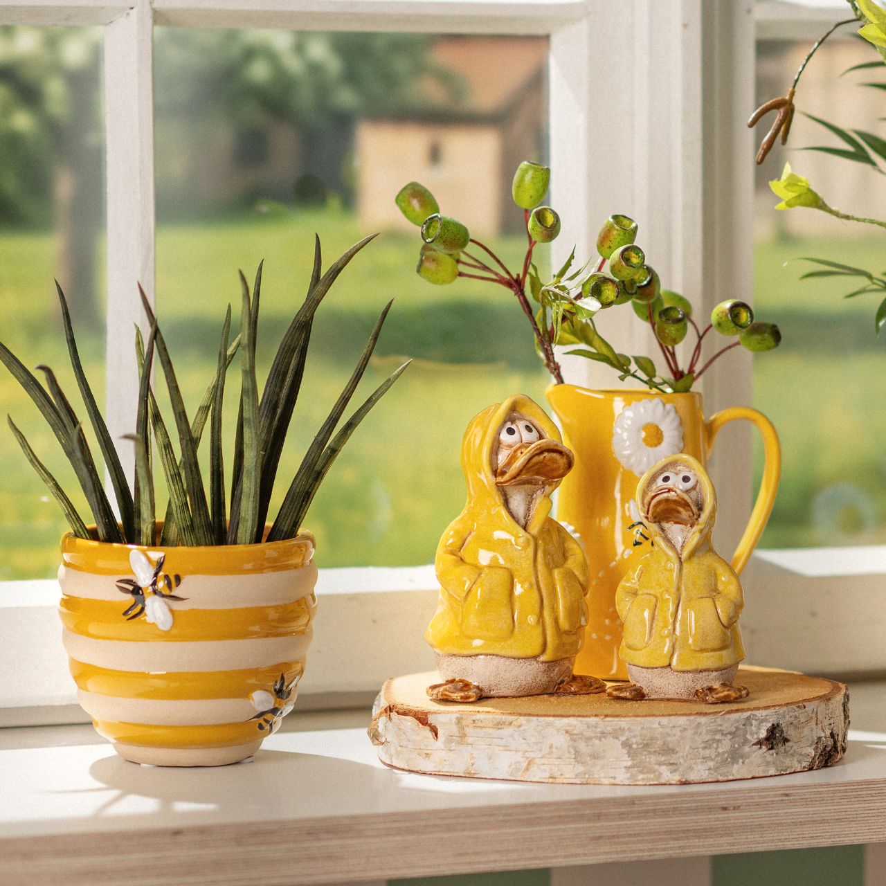 Blumentopf Bienenstockoptik aus Steingut, Gelb/Beige (B/H/T) 12x10x12cm Töpferei, Schüssel, Suppenschüssel, Glas