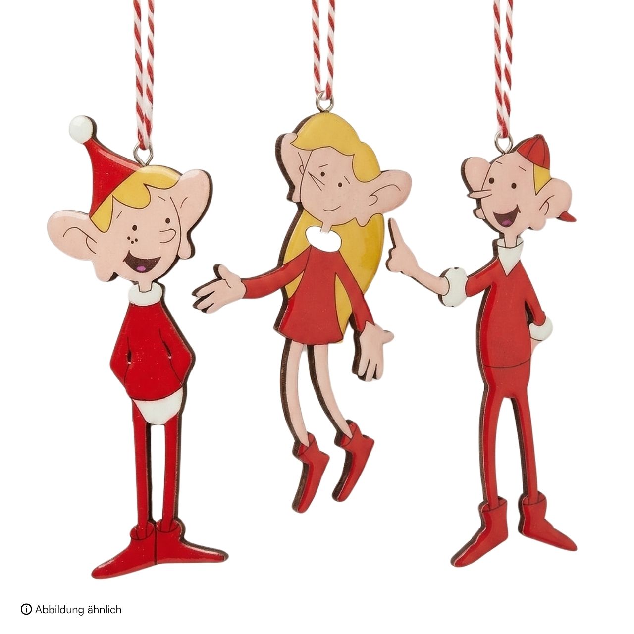 Holzanhänger, Weihnachtsdeko, Figuren, Rot, Hänger, Holzdeko, Weihnachtsanhänger, Figuren, Rot, Niedliches Motiv