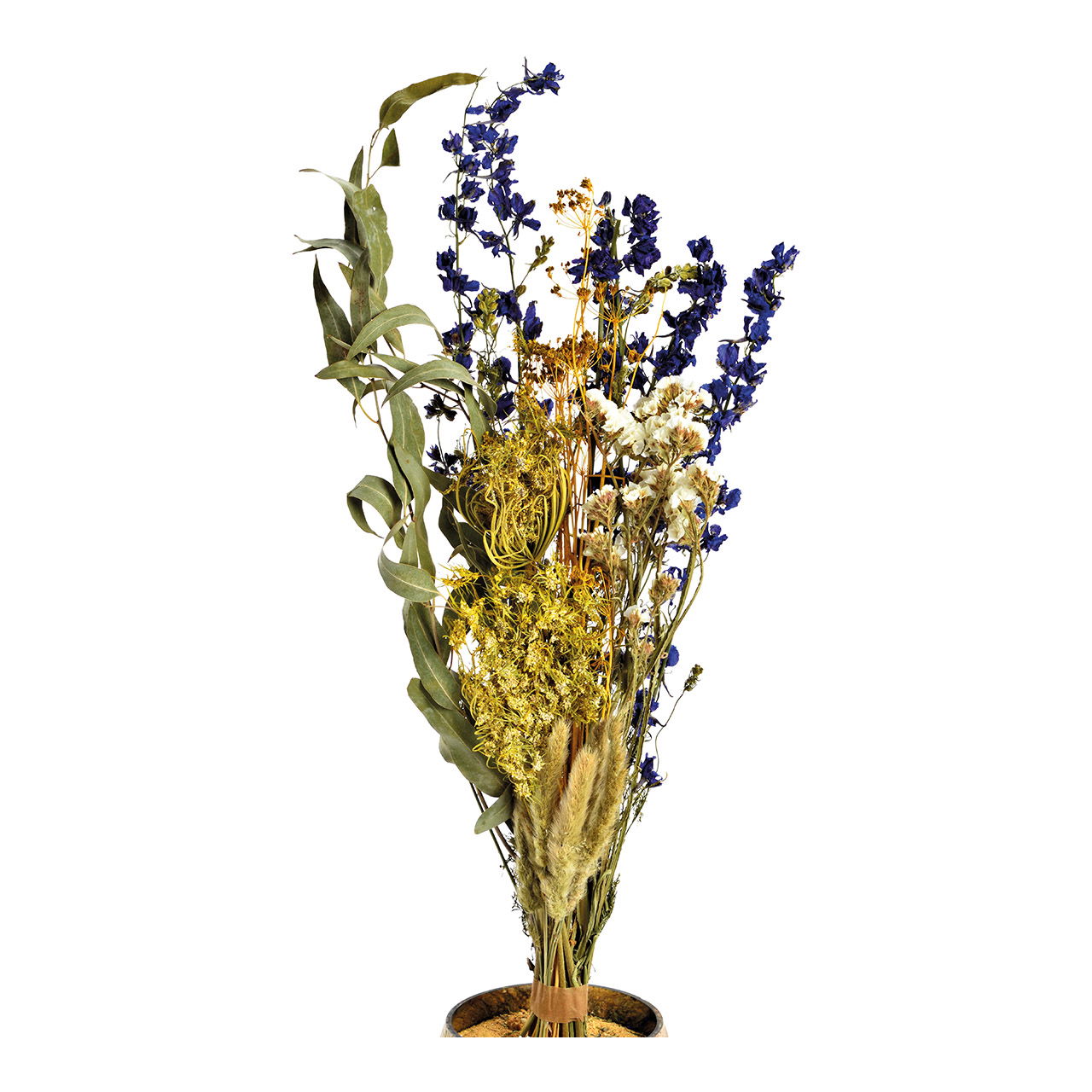 Bouquet of dried flowers Dutch Summer made of natural material (H) 55cm