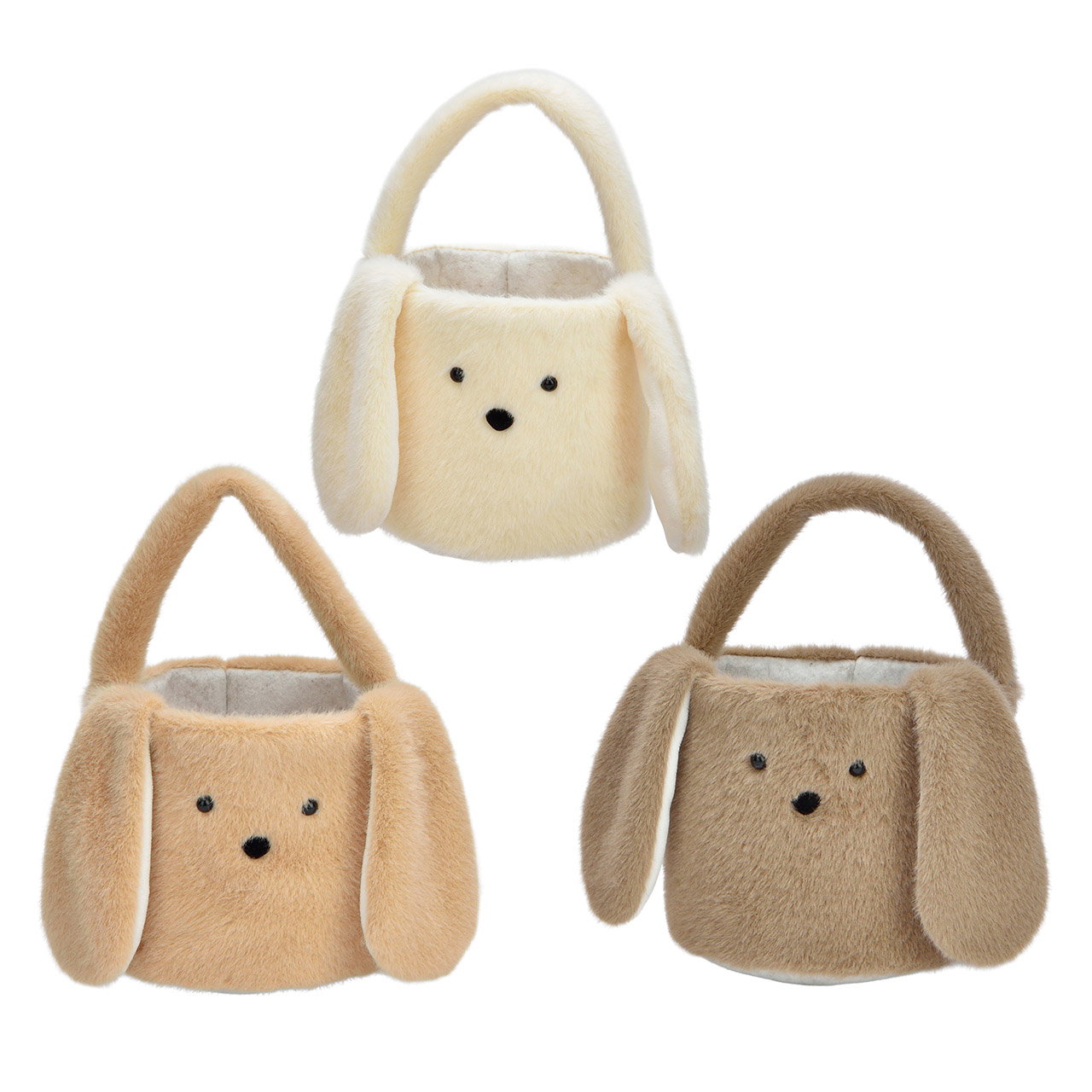 Plüschtasche, Hundöhrchen, Tasche, Fluffy, Tierform