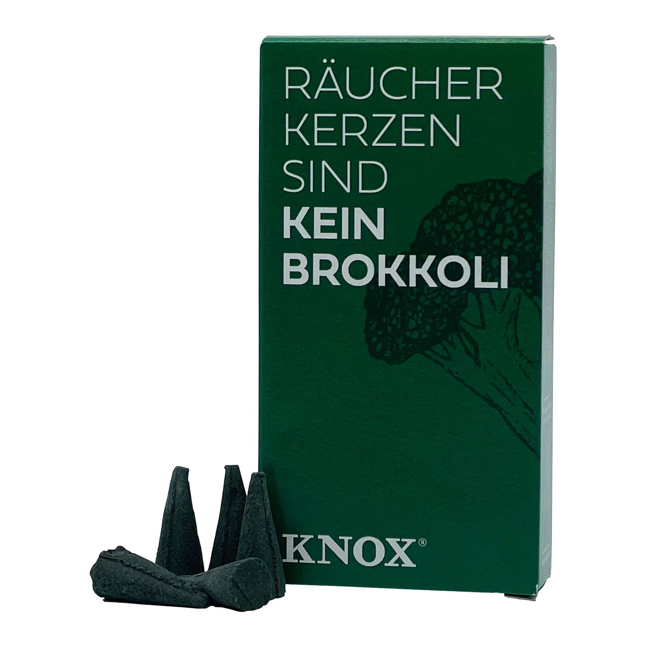 Wierookkegels Young Knox verpakking van 24 kegels gemaakt van natuurlijk materiaal, 3-voudig, kleurrijk (B/H/D) 6x12x2cm Flasche